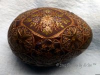 WIP Ukrainian Easter Egg Batik Art Pysanky By So Jeo : pysanky pysanka ukrainian easter egg batik art sojeo flowers circles medallions rose pussy willows vines leaves